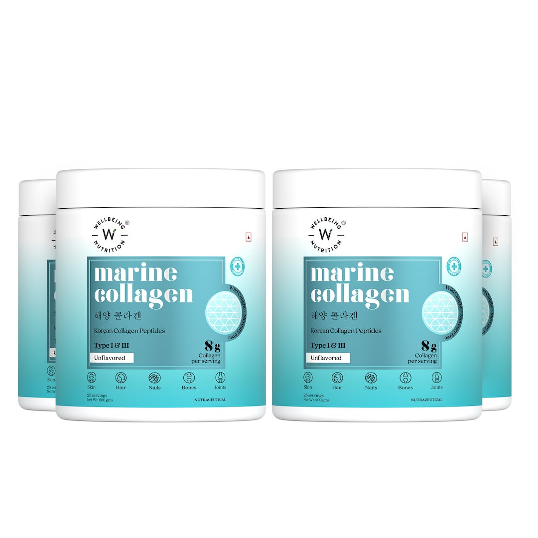 Pure Korean Marine Collagen Peptides | Unflavored | Combat Signs of Ageing