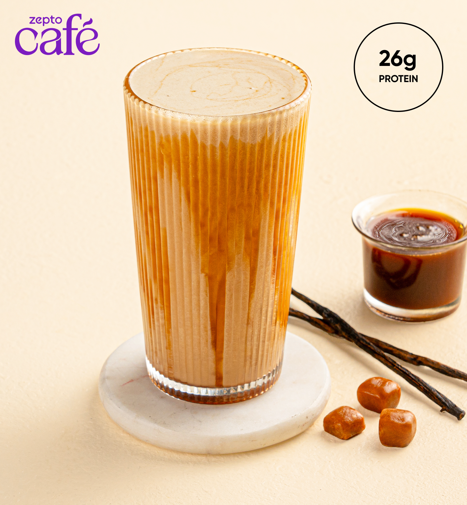 WBN French Vanilla Caramel 
Plant Protein Smoothie