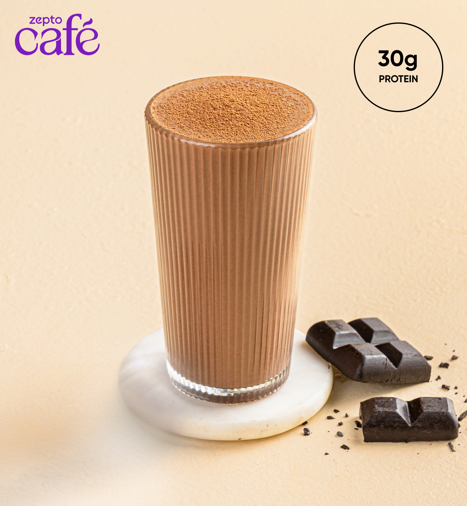 WBN Dark Chocolate Whey 
Protein Isolate Smoothie