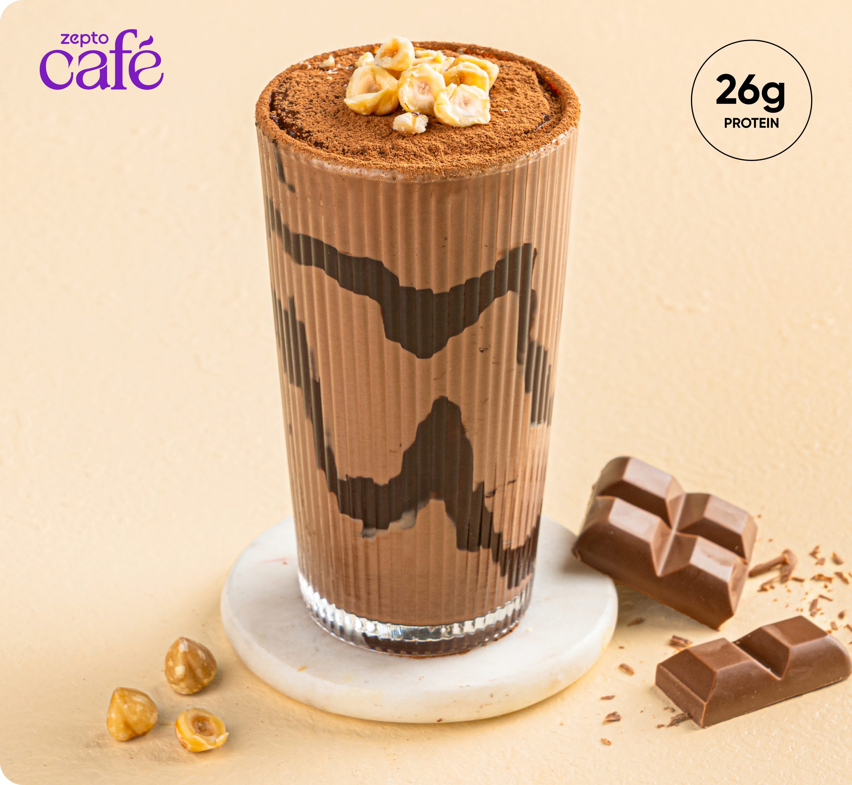 WBN Dark Chocolate Hazelnut 
Plant Protein Smoothie