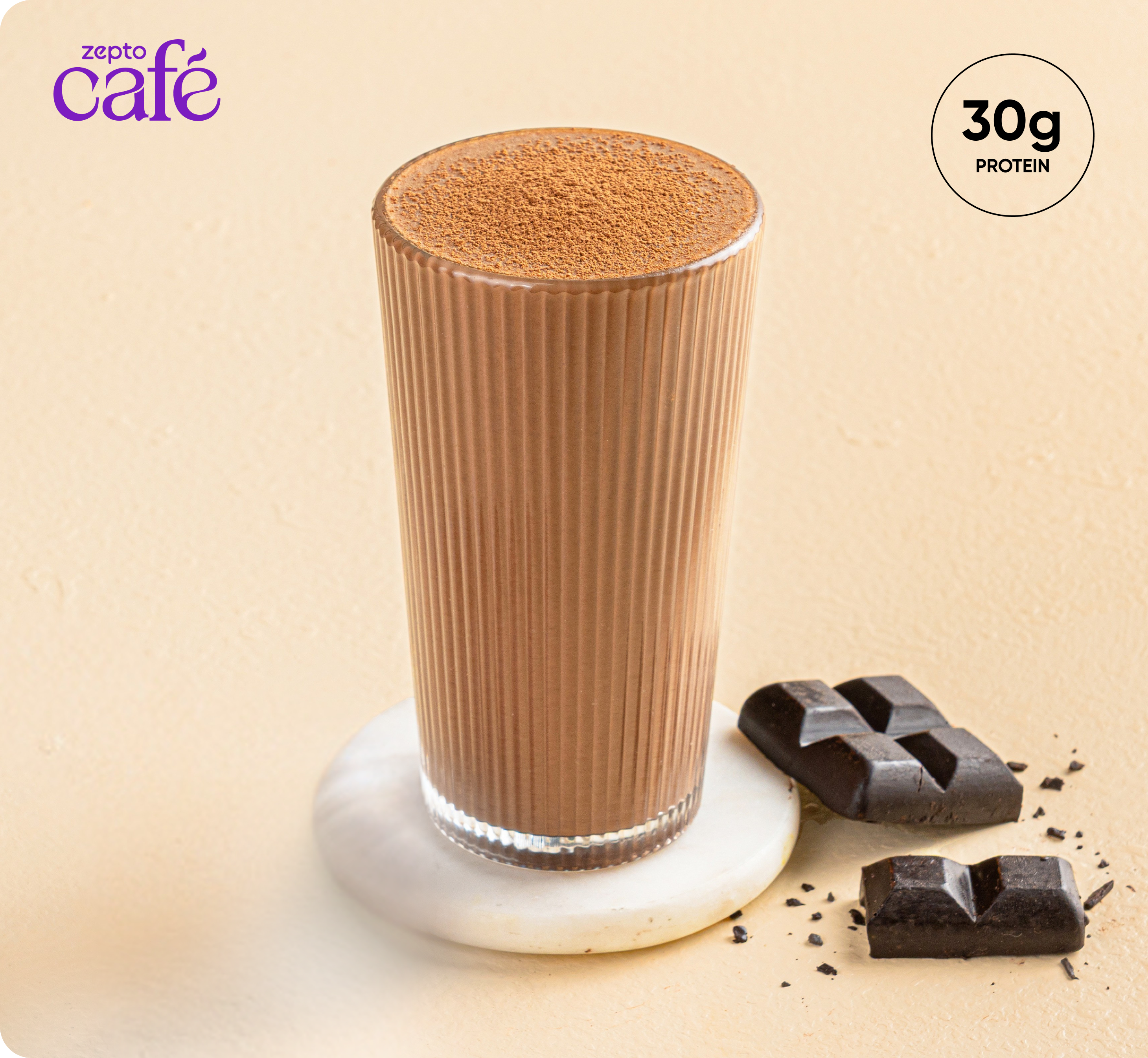 WBN Dark Chocolate Whey 
Protein Isolate Smoothie